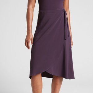 ATHLETA | (NWT) GRACE WRAP SKIRT DEEP CROCUS VIOLET